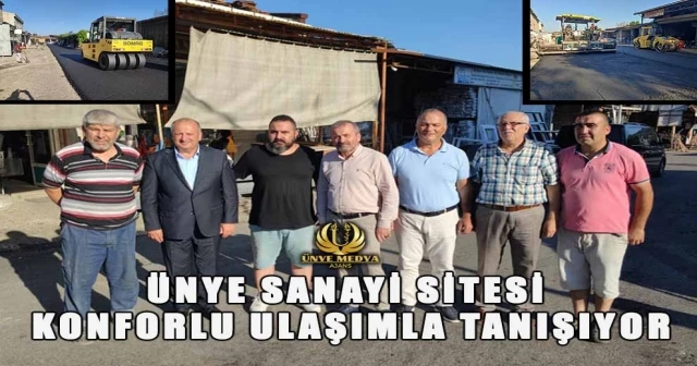 ÜNYE SANAYİ SİTESİ KONFORLU ULAŞIMLA TANIŞIYOR