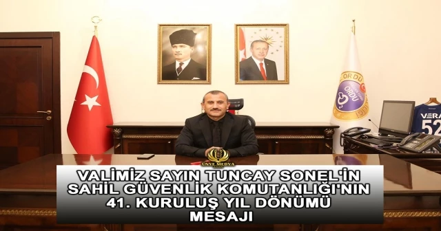 VALİMİZ SAYIN TUNCAY SONEL