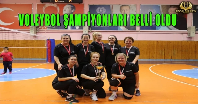 VOLEYBOL ŞAMPİYONLARI BELLİ OLDU
