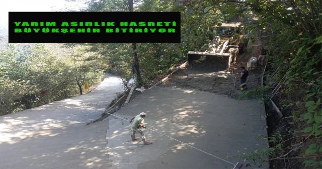 YARIM ASIRLIK HASRETİ BÜYÜKŞEHİR BİTİRİYOR