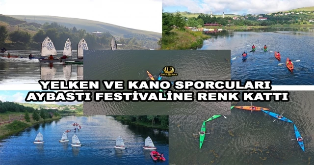 YELKEN VE KANO SPORCULARI AYBASTI FESTİVALİNE RENK KATTI